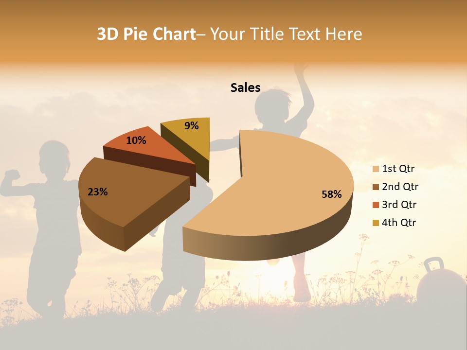Sunset Summertime Sky PowerPoint Template