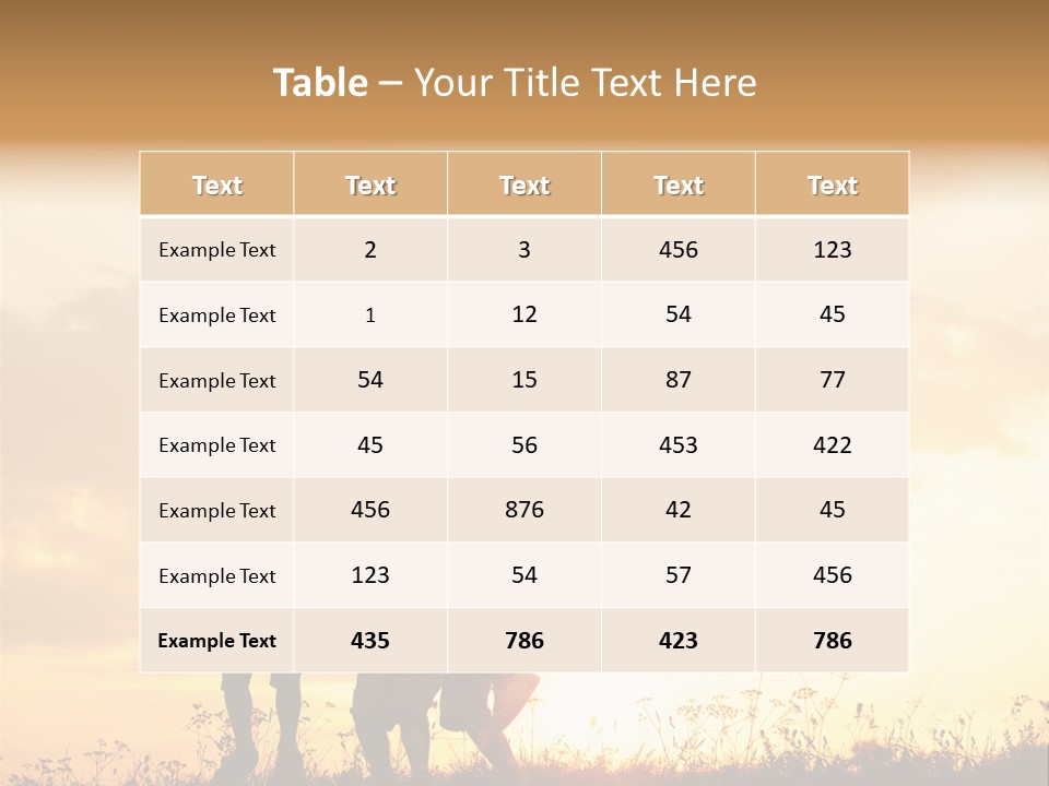 Copy Horizon Little PowerPoint Template