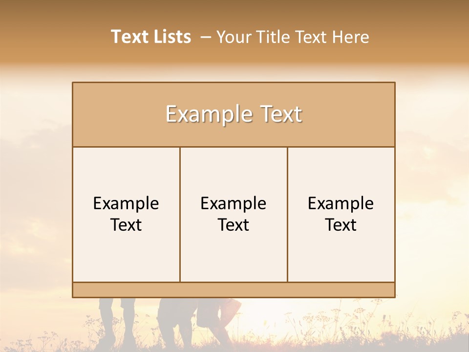 Copy Horizon Little PowerPoint Template