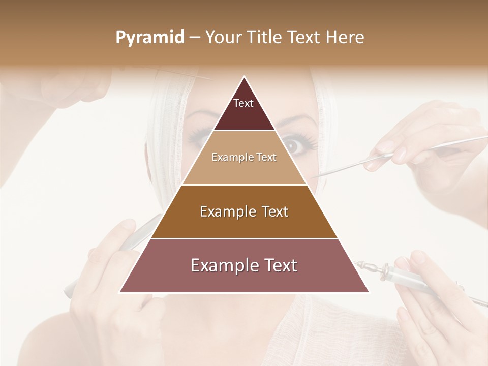 Caucasian Vanity Red PowerPoint Template