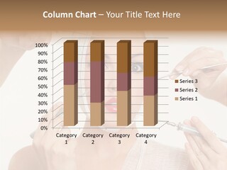 Caucasian Vanity Red PowerPoint Template