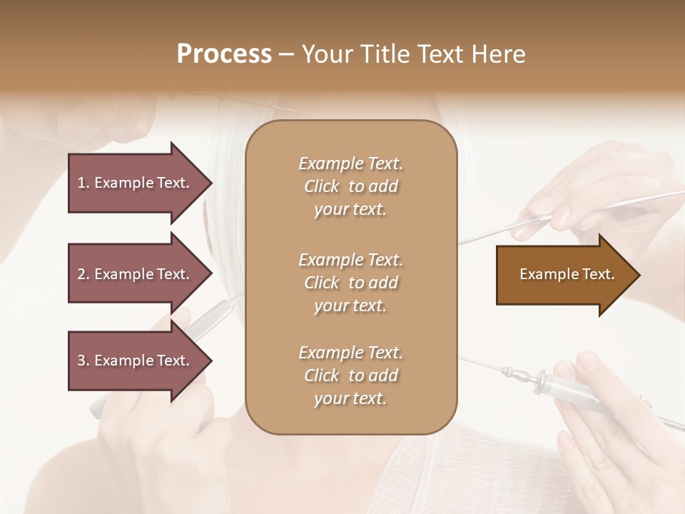 Caucasian Vanity Red PowerPoint Template