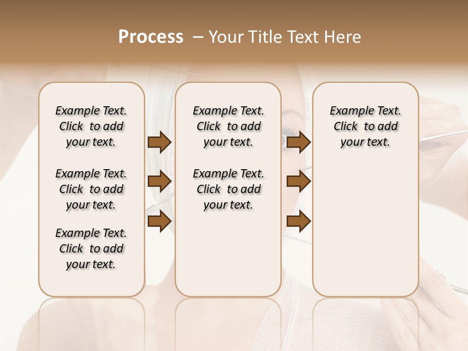 Caucasian Vanity Red PowerPoint Template