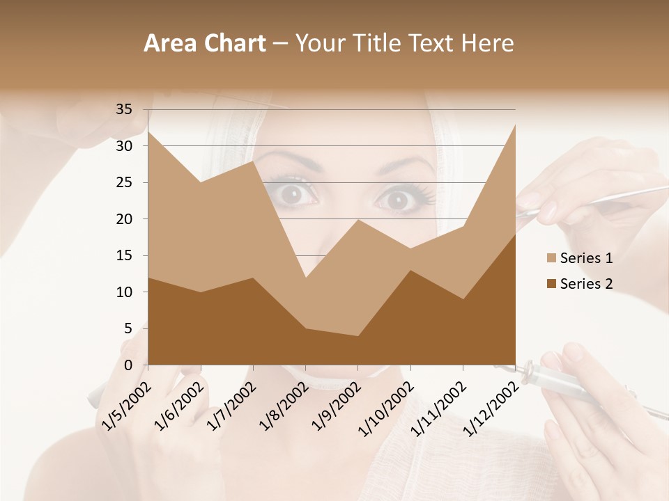 Caucasian Vanity Red PowerPoint Template