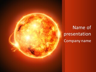 Corona Main Sequence Plasma PowerPoint Template