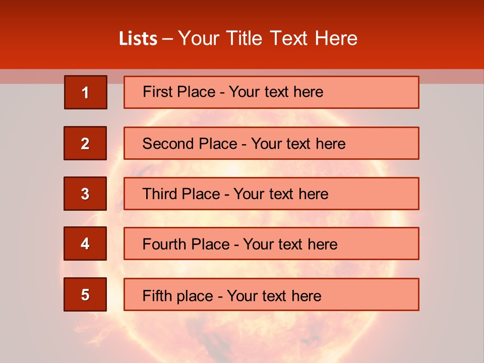 Corona Main Sequence Plasma PowerPoint Template