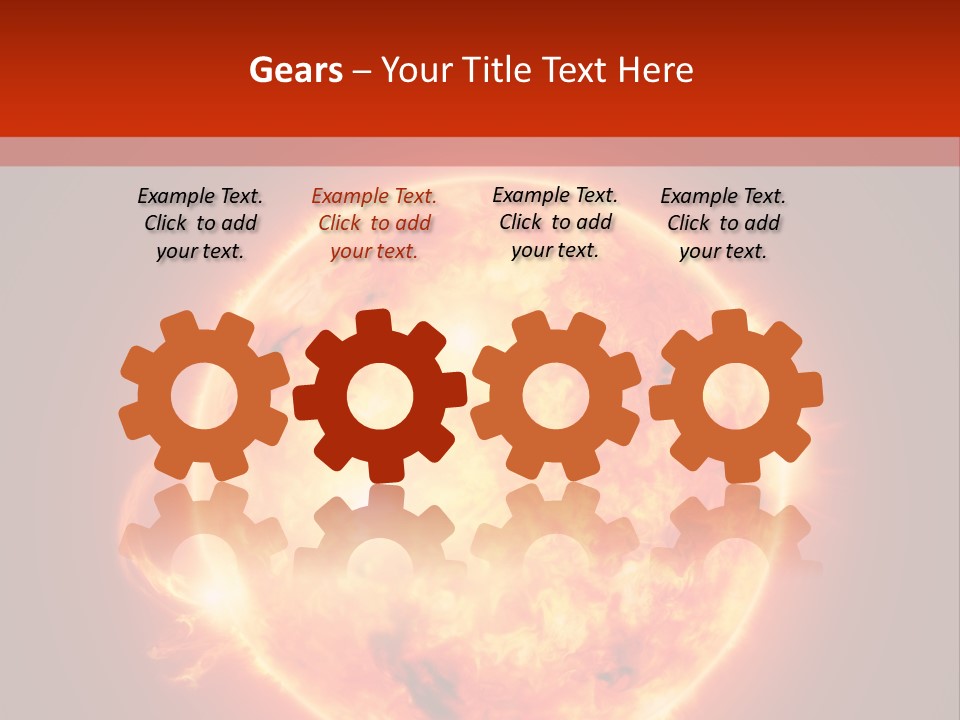 Corona Main Sequence Plasma PowerPoint Template