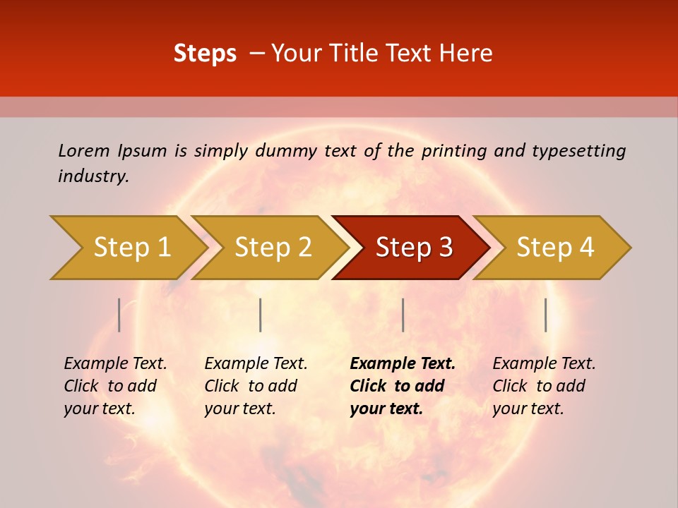 Corona Main Sequence Plasma PowerPoint Template
