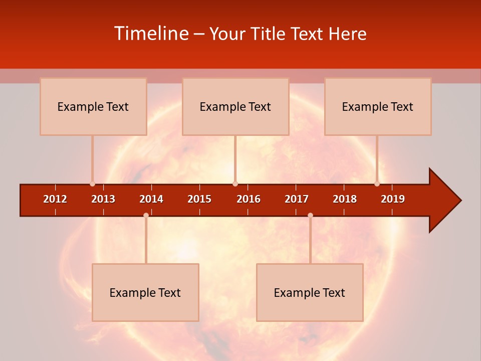 Corona Main Sequence Plasma PowerPoint Template