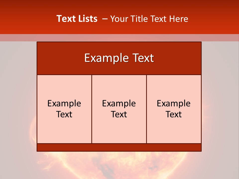 Corona Main Sequence Plasma PowerPoint Template