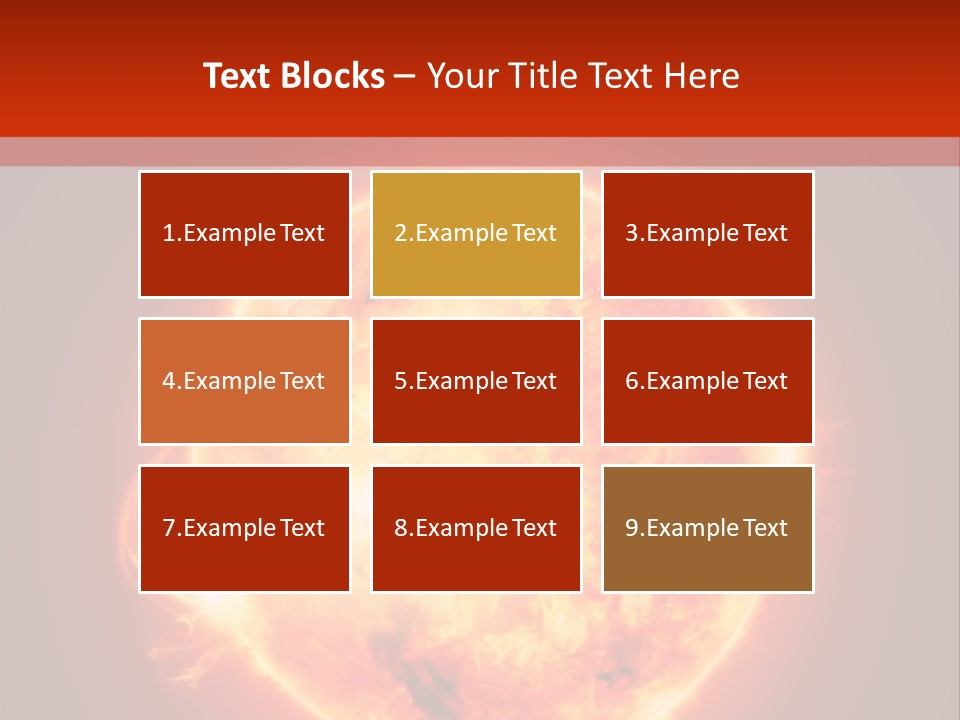 Corona Main Sequence Plasma PowerPoint Template