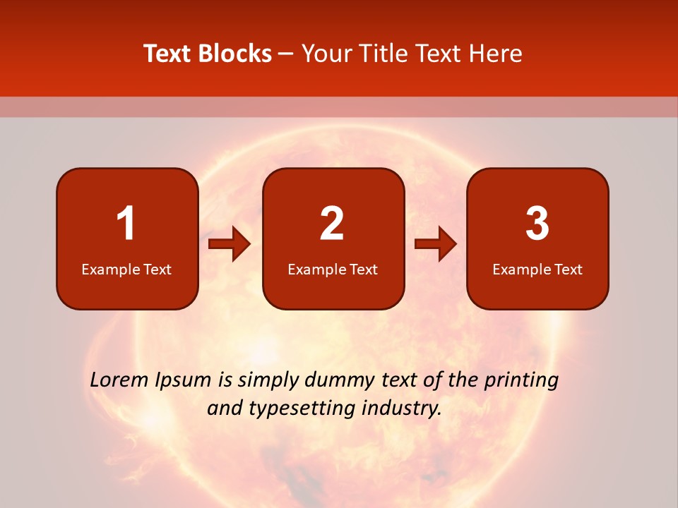 Corona Main Sequence Plasma PowerPoint Template