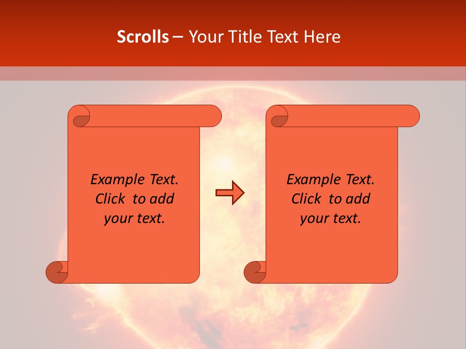 Corona Main Sequence Plasma PowerPoint Template