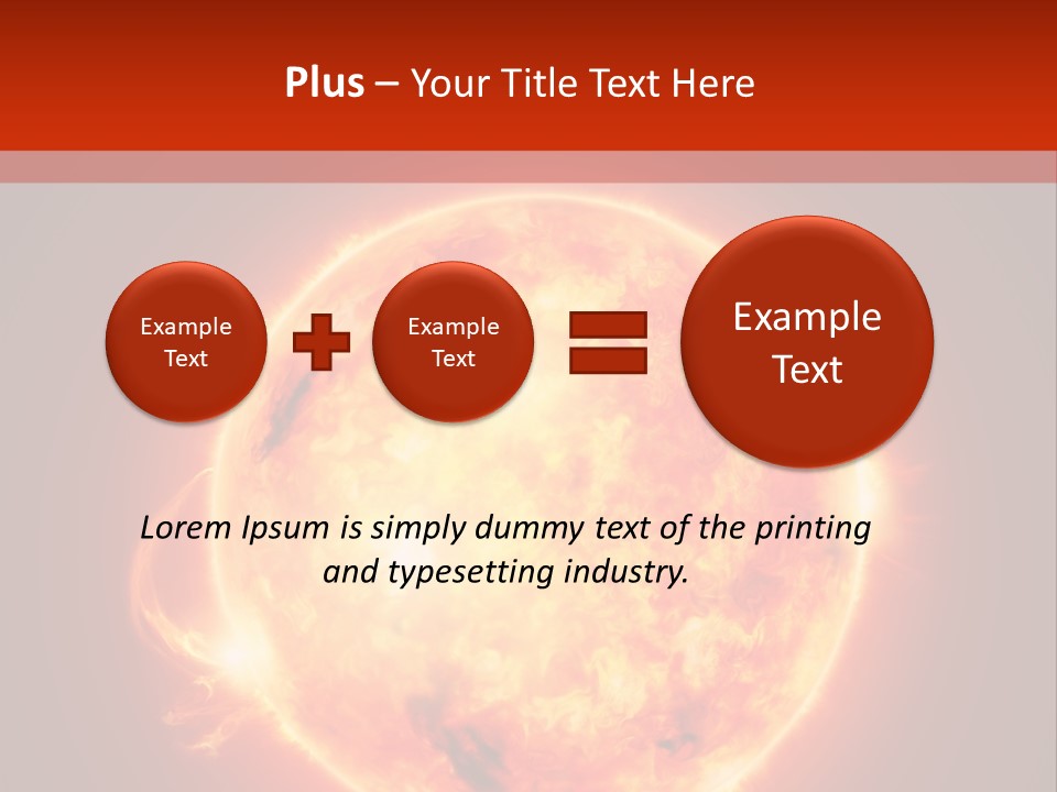 Corona Main Sequence Plasma PowerPoint Template