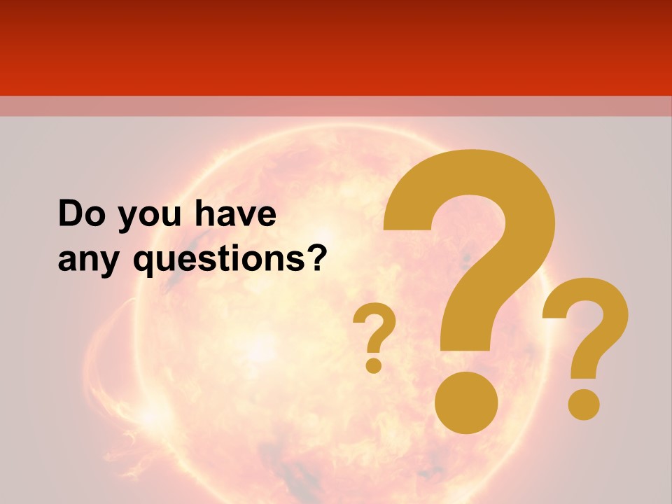 Corona Main Sequence Plasma PowerPoint Template