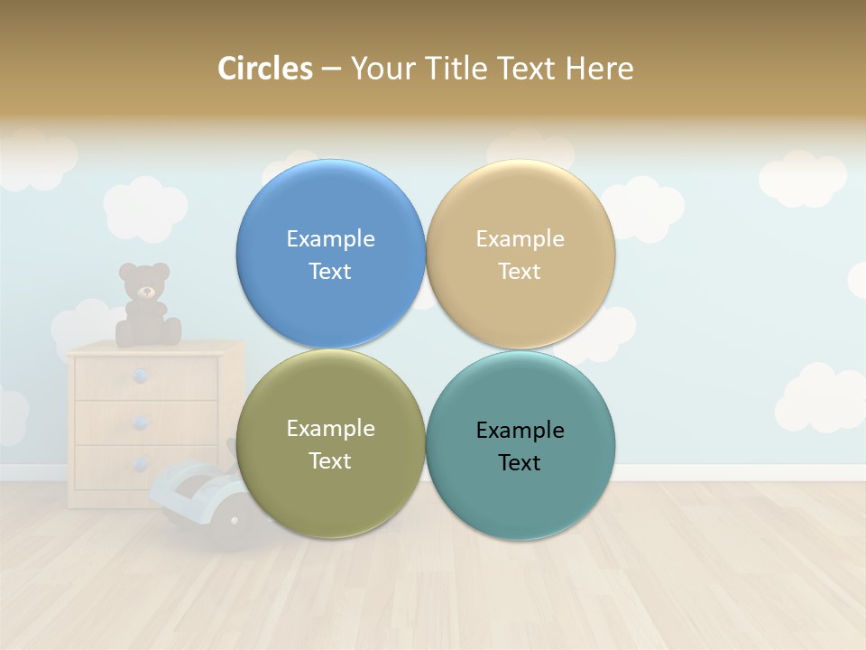 Decoration Contemporary Leisure PowerPoint Template