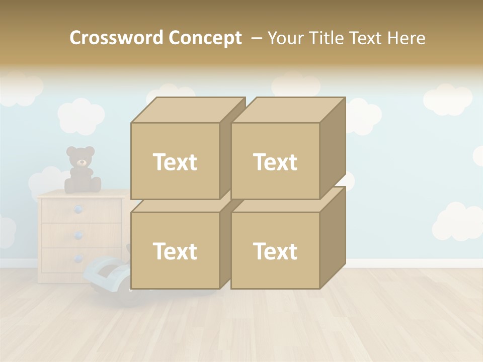 Decoration Contemporary Leisure PowerPoint Template