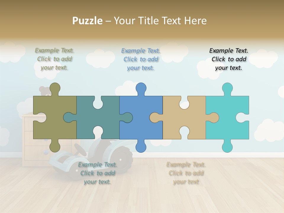 Decoration Contemporary Leisure PowerPoint Template