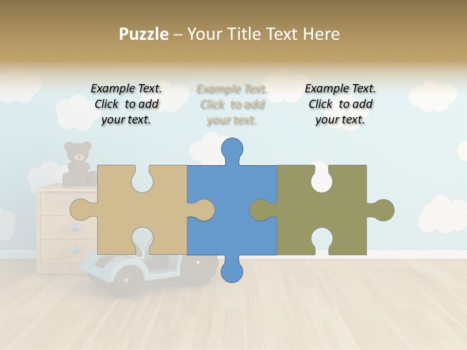 Decoration Contemporary Leisure PowerPoint Template