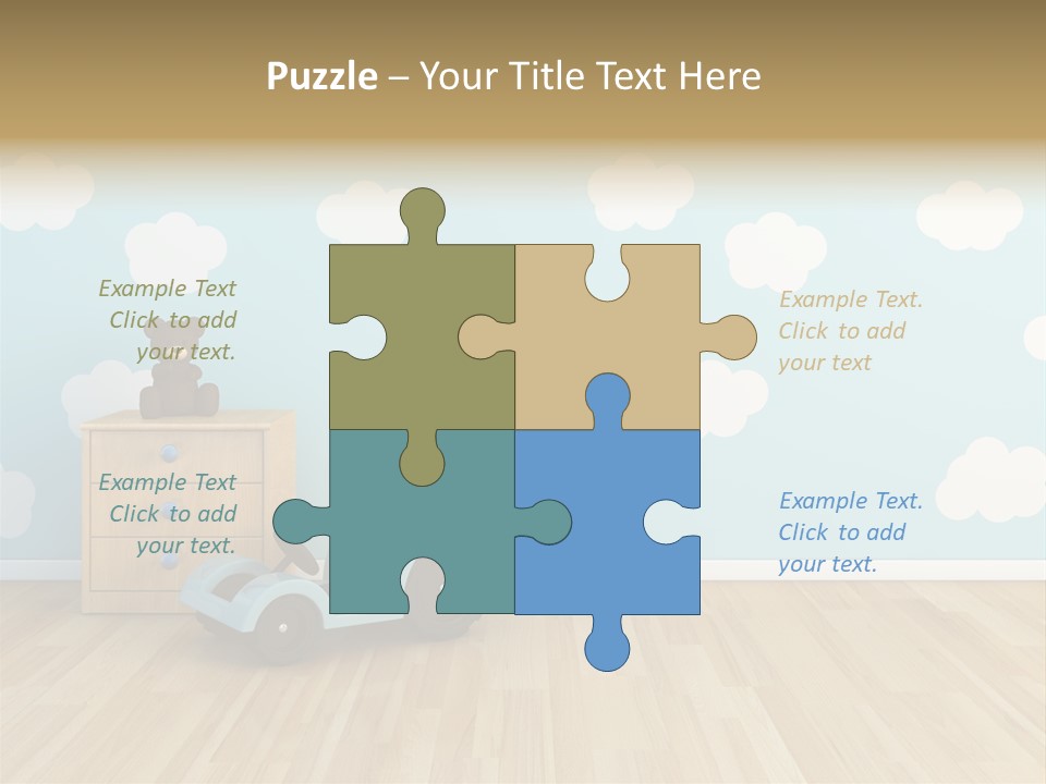 Decoration Contemporary Leisure PowerPoint Template