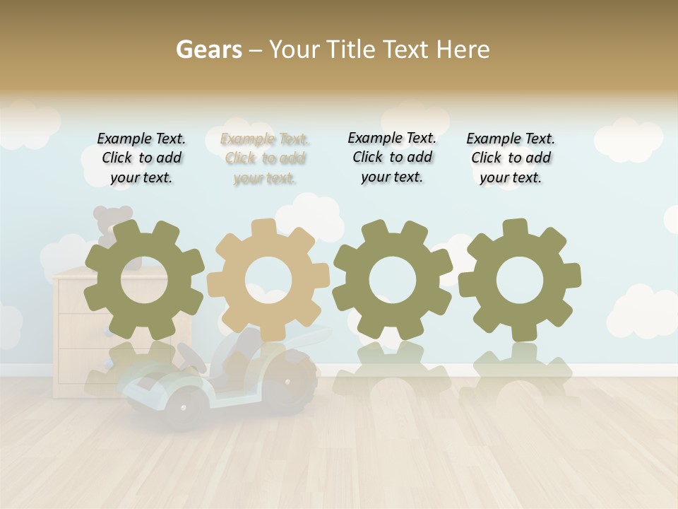 Decoration Contemporary Leisure PowerPoint Template