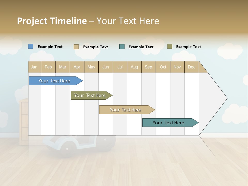 Decoration Contemporary Leisure PowerPoint Template