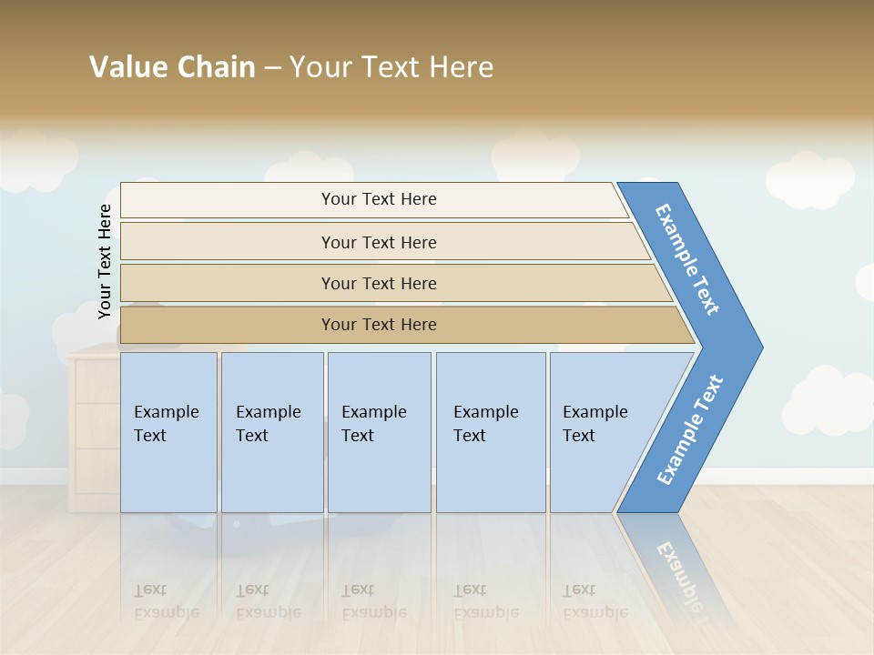Decoration Contemporary Leisure PowerPoint Template