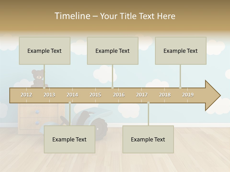 Decoration Contemporary Leisure PowerPoint Template