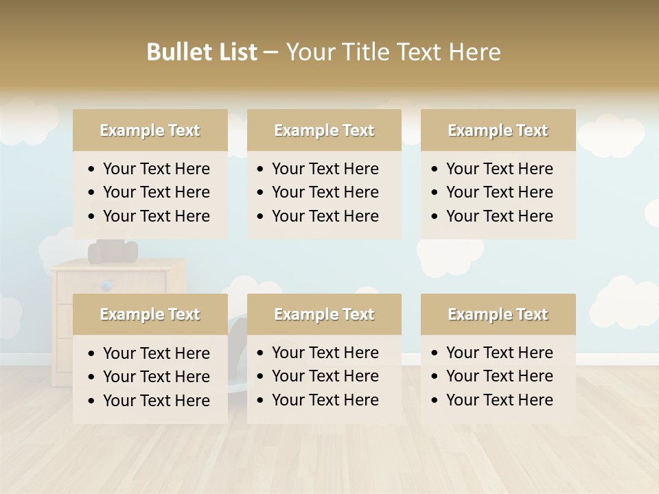 Decoration Contemporary Leisure PowerPoint Template