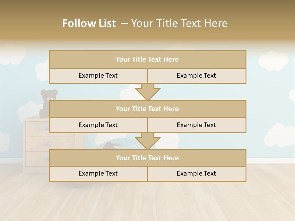 Decoration Contemporary Leisure PowerPoint Template