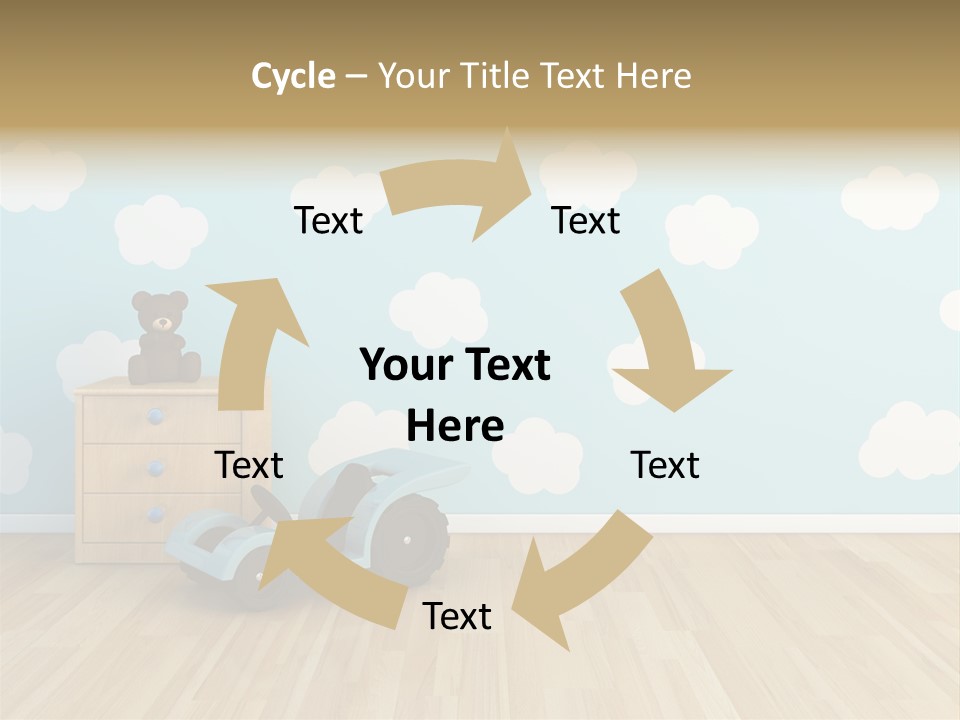 Decoration Contemporary Leisure PowerPoint Template