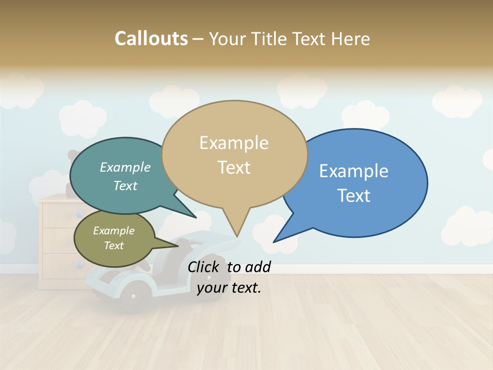 Decoration Contemporary Leisure PowerPoint Template
