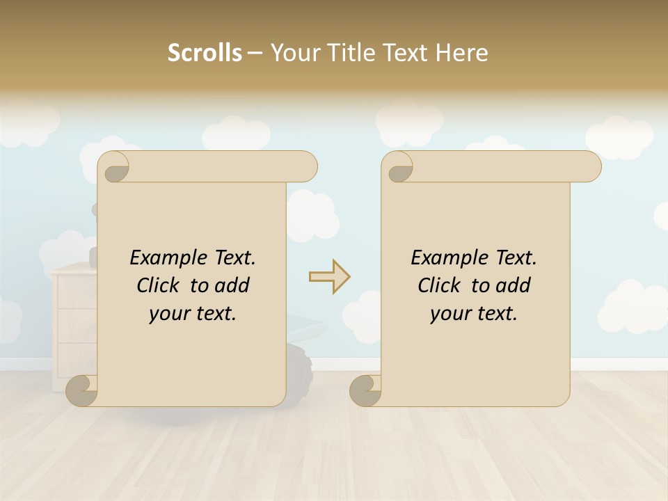 Decoration Contemporary Leisure PowerPoint Template