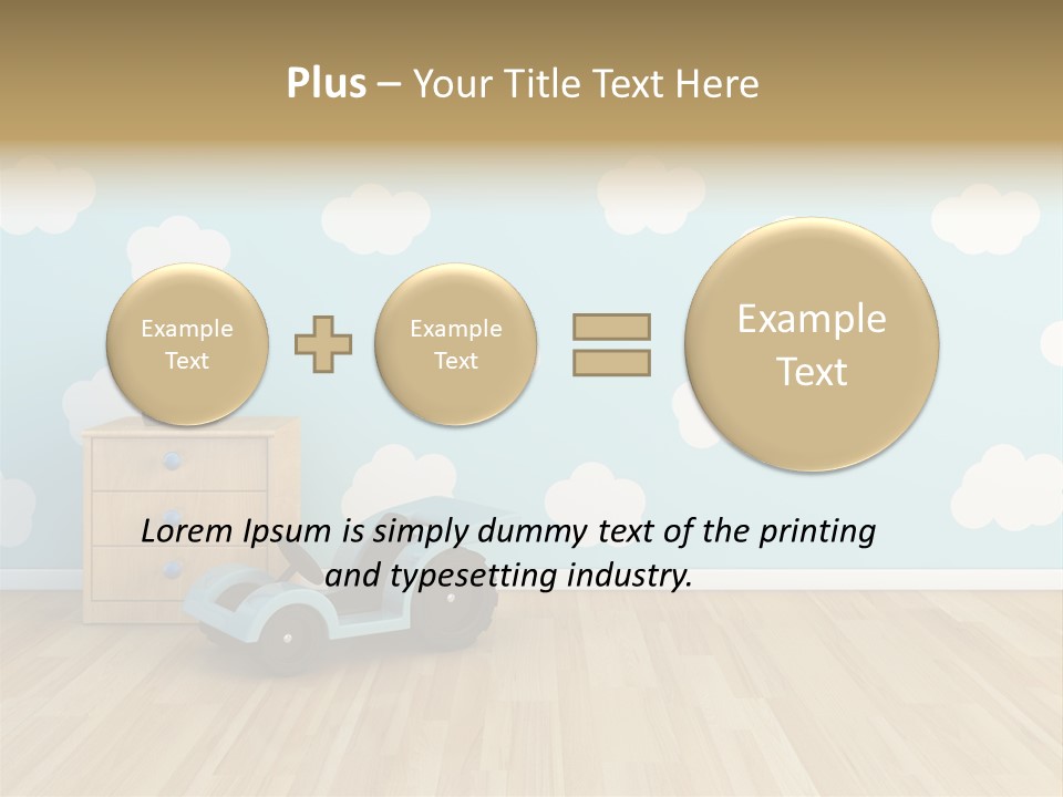 Decoration Contemporary Leisure PowerPoint Template