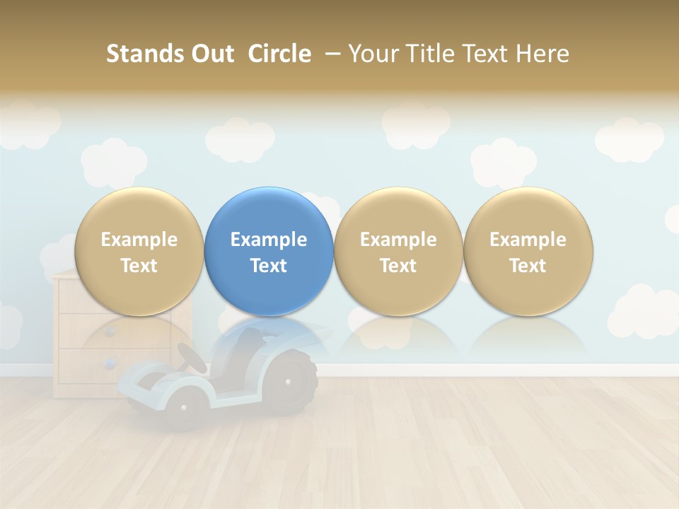 Decoration Contemporary Leisure PowerPoint Template