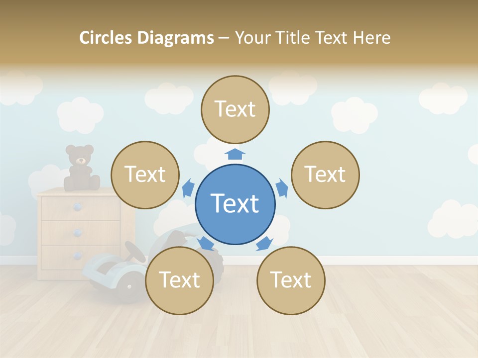 Decoration Contemporary Leisure PowerPoint Template