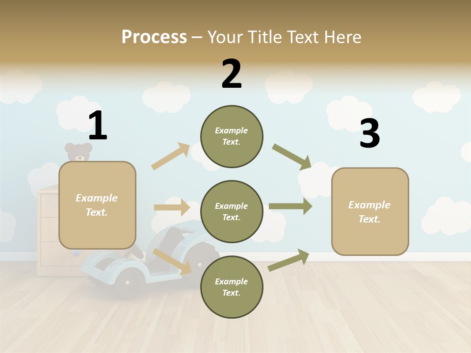 Decoration Contemporary Leisure PowerPoint Template