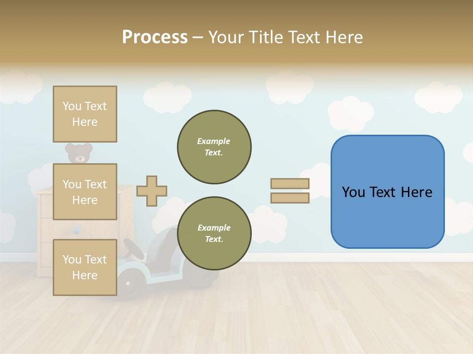 Decoration Contemporary Leisure PowerPoint Template