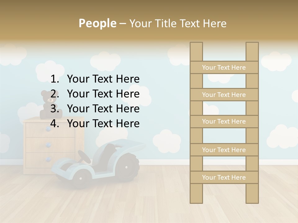 Decoration Contemporary Leisure PowerPoint Template