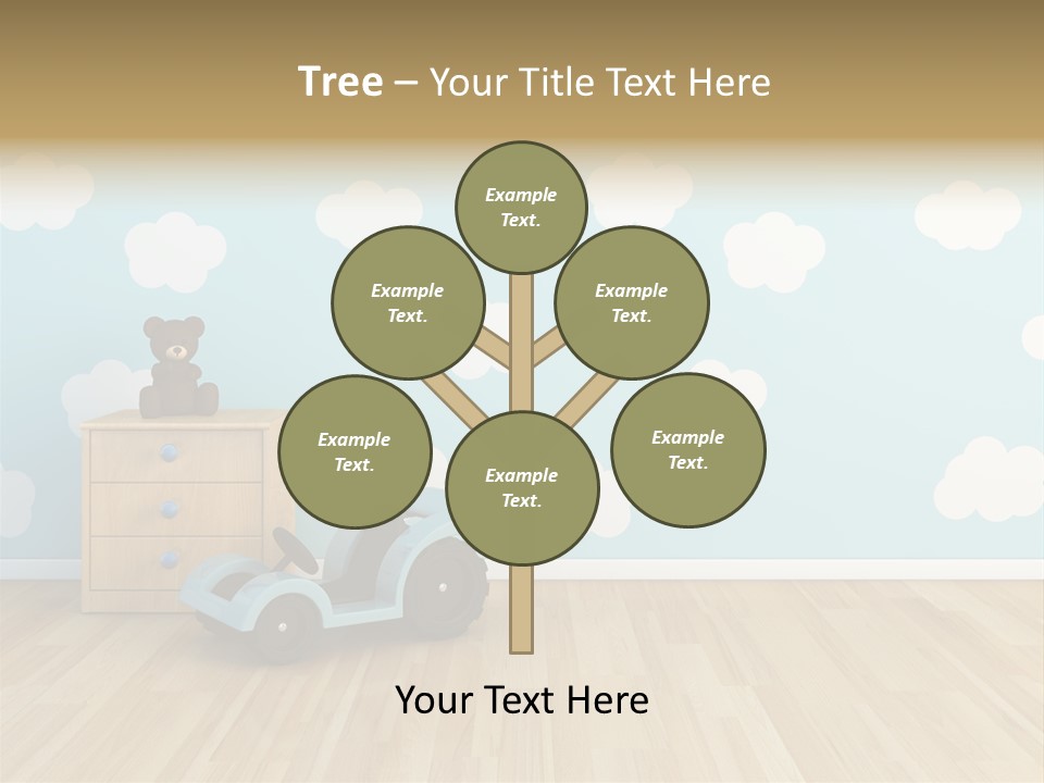 Decoration Contemporary Leisure PowerPoint Template