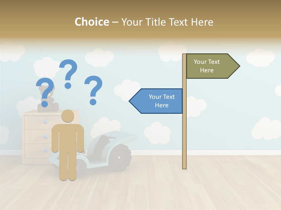 Decoration Contemporary Leisure PowerPoint Template