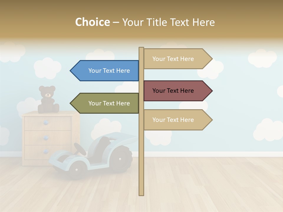 Decoration Contemporary Leisure PowerPoint Template