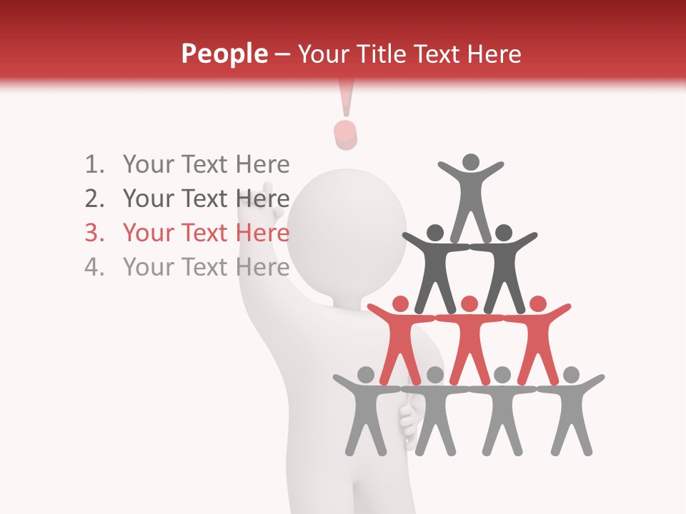 Warning Appeal People PowerPoint Template