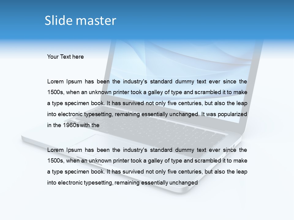 Screen Technology Design PowerPoint Template