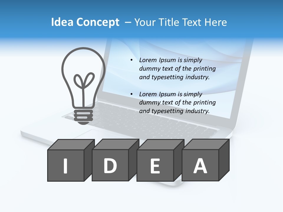 Screen Technology Design PowerPoint Template