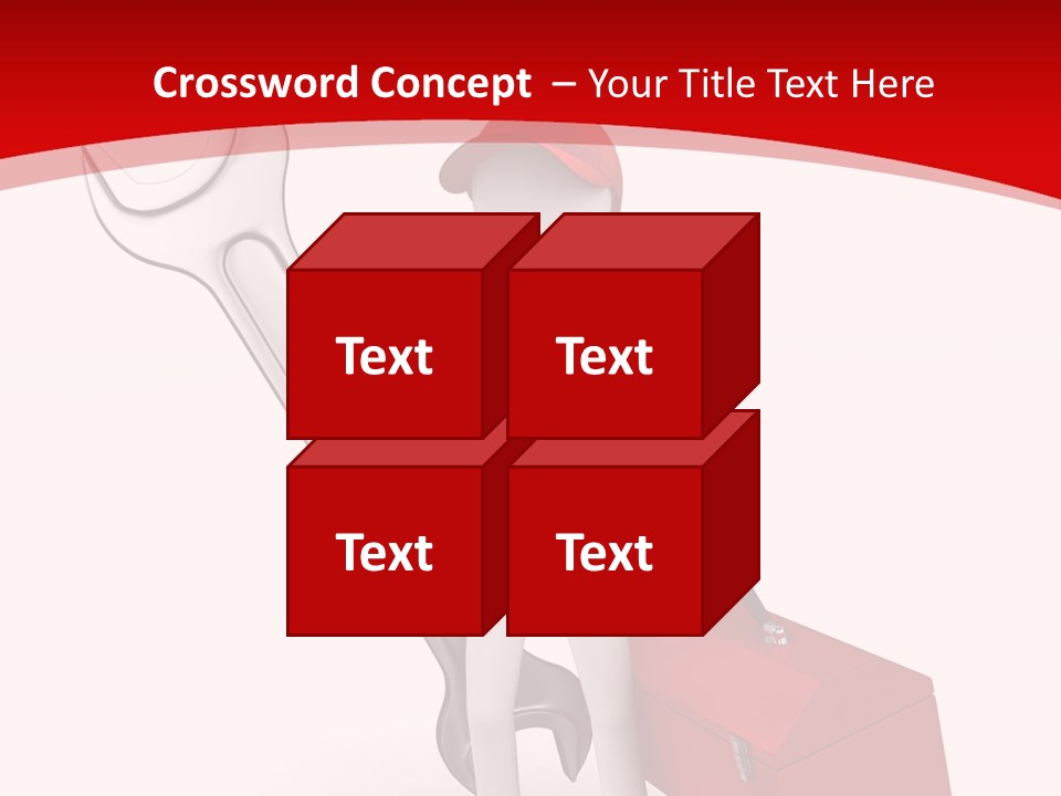 Care Hat Wheel PowerPoint Template