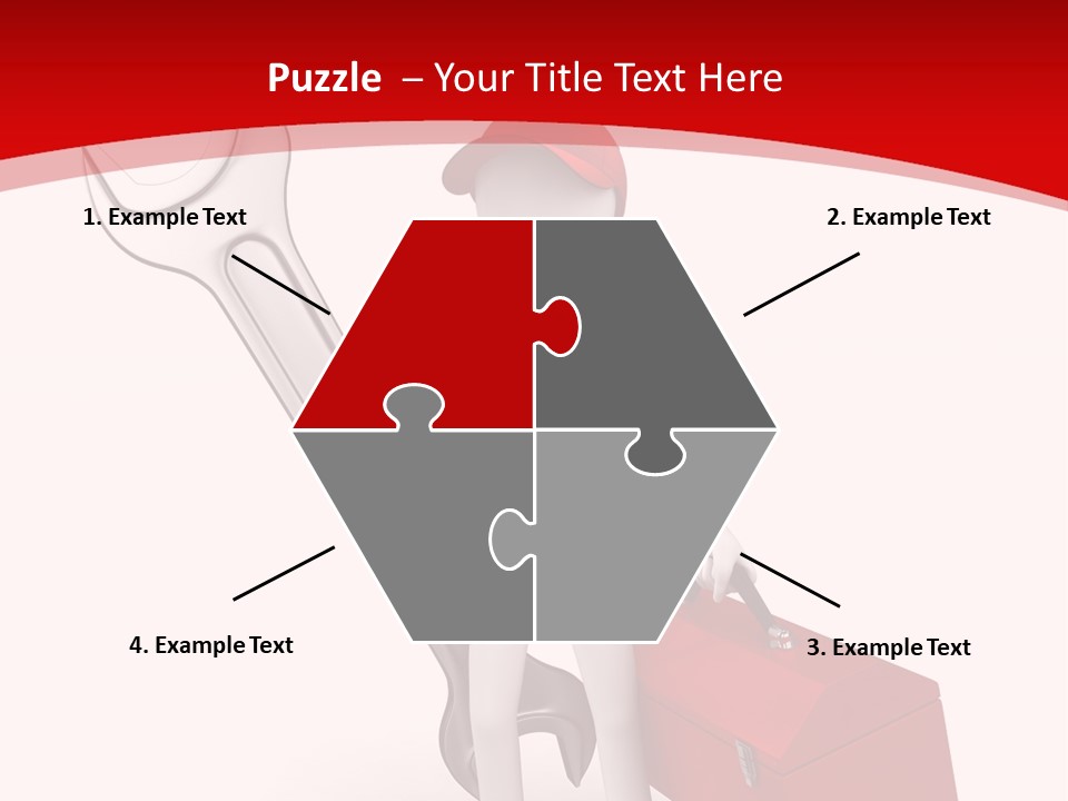 Care Hat Wheel PowerPoint Template