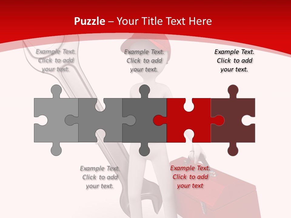 Care Hat Wheel PowerPoint Template