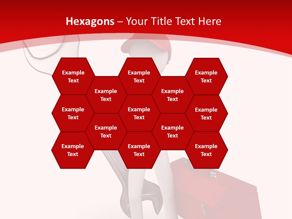 Care Hat Wheel PowerPoint Template