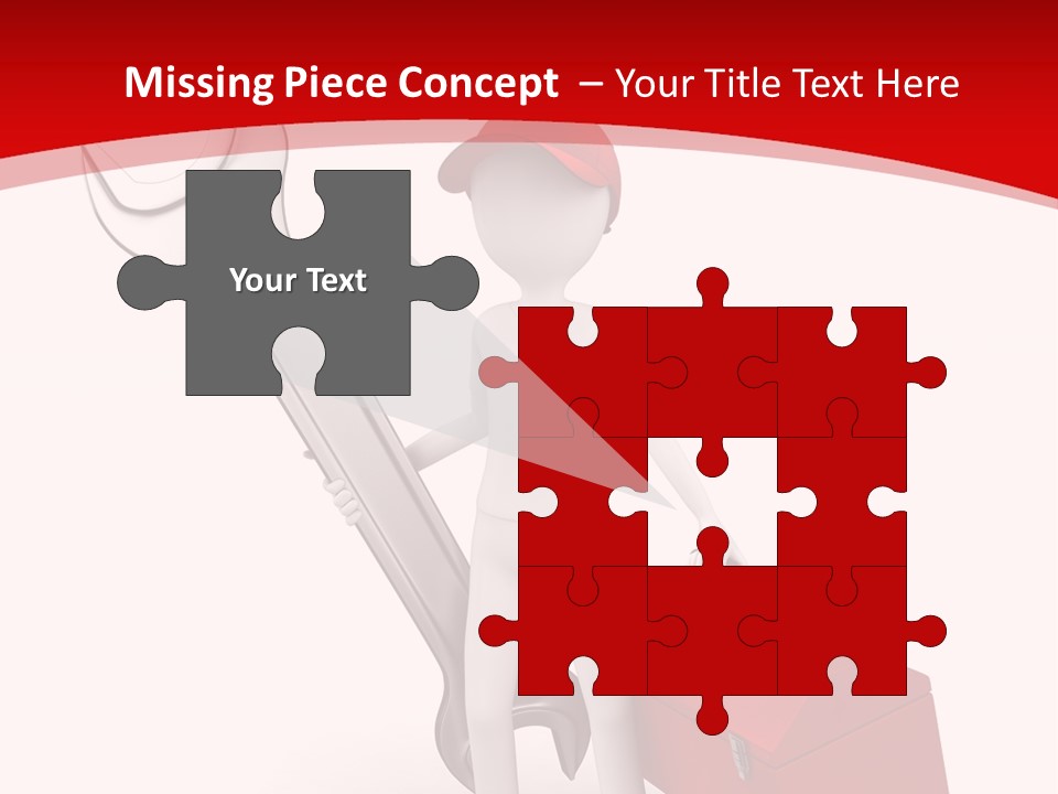 Care Hat Wheel PowerPoint Template